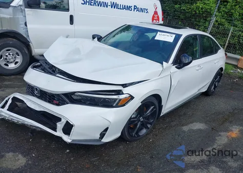 2025 Honda Civic Si Base W/High Performance Summer Tires/ from USA, damaged, VIN 2HGFE1E57SH475604